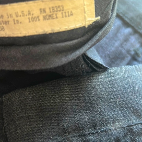 NOMEX FLAME RETARDANT PANTS by TSA Navy Blue Men’s Size 38 Waist/33 Length - Picture 3 of 11